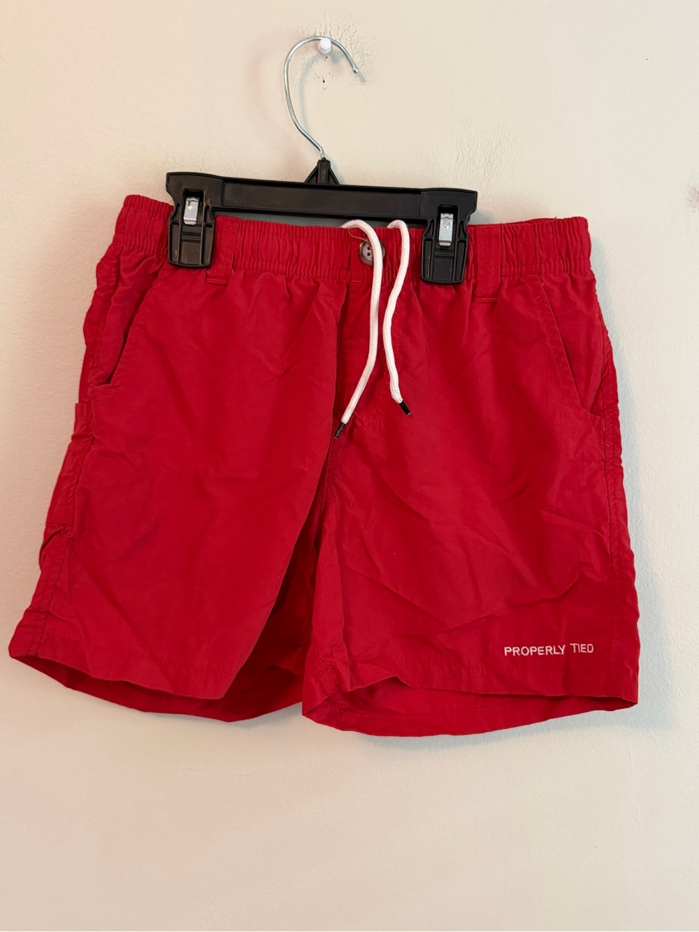 Properly Tied Red Mallard Shorts